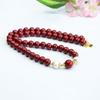 Collar de Arena Oro Púrpura Guan Yu Gargantilla de Perla Cinabrio Cadena de Cuentas Fábrica de Joyería Venta al por Mayor en Vivo Dropshipping S3052506