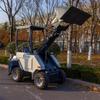 Exportado a Rusia Ht28 Ingeniería Minicargadora de Dirección Deslizante Tracción a las Cuatro Ruedas Máquina Agrícola para Transporte de Grano Carretilla Elevadora