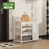 Sapateira Multicamadas para Uso Doméstico, Armazenamento Alargado para Sapatos, Armário de Sapatos Simples para Entrada, Prateleira de Parede à Prova de Poeira para Dormitório