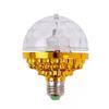Bola Mágica Seis Cores Diamante Dourado Boate E27 Bola Mágica Rotativa de Cristal Luz de Palco Ktv Bola de Cor para Palco