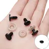Ojos de juguete acrílicos ovalados de hilo nariz en espiral niños creativos diy accesorios hechos a mano bolsa de material para joyería