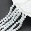 Contas de Bola de Flor Transfronteiriças 8mm Jade de Porcelana Gelatinosa Cor AB Cristal Redondo Multifacetado Contas Soltas DIY Colar Acessórios de Joias com Contas