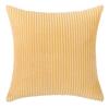 Cojines de Sofá de Pana de 2.5cm Cojines de Respaldo Sala de Estar Accesible Lujo Cojines Grandes Fundas de Almohada de Cama Color Puro Simple
