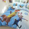 Set de Cuatro Piezas con Estampado de Dibujos Animados de Disney de Algodón Puro Nuevo 2026