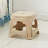 Banqueta de Plástico para Uso Doméstico, Cadeira Espessada, Tamanho Pequeno, Design Estiloso e Simples, Banqueta Quadrada para Adultos, Banqueta Individual, Banqueta Alta, Banqueta Baixa
