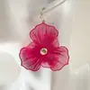 Aretes de Flor de Metal Coloridos Estilo Vacacional Dopamina Florales Transfronterizos Europeos y Americanos Yongge Jewelry Venta al por Mayor