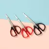 Tijeras Puntiagudas de Acero Inoxidable para Recortar Cejas Tijeras Domésticas de Cabeza Redonda para Vello Nasal y Pestañas Herramientas de Belleza Recorte de Cejas Tijeras de Belleza Multifuncionales