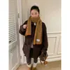 Bufanda de Punto a Rayas Coreana de Lana para Mujer 2025 Nuevo Otoño e Invierno Engrosada Protección para el Cuello Bufanda Cálida Tendencia Decorativa