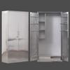 Gabinete de Limpieza de Acero Inoxidable 304 Gabinete para Escobas Hogareño Gabinete para Trapeador Escoba Almacenamiento de Herramientas Sanitarias Impermeable