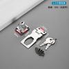 Cartão de bloqueio de aço inoxidável fivela de segurança gaveta porta do armário fechadura da mesa deslizante fechadura da porta anti-roubo fivela