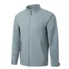 Chaqueta softshell exterior de estilo similar a Dijia con cuello alto, cortavientos de negocios, abrigo individual, a prueba de viento, impermeable, cálida ropa de trabajo