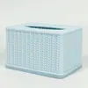 Caja de Pañuelos de Lujo Ligero Estilo Europeo de Gama Alta para el Hogar, Mesa de Café de Sala de Estar, Caja de Pañuelos de Escritorio, Caja Creativa de Alta Apariencia para Almacenamiento de Pañuelos