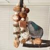 Juguetes para Loros: Juguetes de Cuerda para Masticar Pájaros, Bolas de Ratán, Piña, Madera de Manzano, Nueces, Mazorcas de Maíz, Juguetes para Romper y Destruir, Juguetes para Afilar el Pico