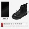 Botines Cortos para Niñas Snafy Botas para Niños 2025 Otoño e Invierno Botas de Cuero de Princesa Botas de Moda de Cuero Genuino