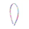 Diadema Europea y Americana para el Día de Pascua Linda Estampilla de Cabello Estampada con Estrellas de Cinco Puntas para Niños Conjunto Simple de Tela de 1 cm Accesorios para el Cabello Diadema