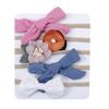 Conjunto de accesorios para el cabello para niños de Amazon, con lazo para bebé europeo y americano, correa estrecha para el cabello, diadema de nailon súper elástica para bebé.