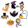Bestseller transfronterizo decoración de Halloween imanes para refrigerador imanes para puerta de garaje decoración magnética para el hogar ambiente de fiesta