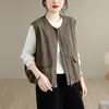 Chal sin mangas de estilo coreano versátil y holgado, estilo japonés, para mujer, novedad Otoño 2026