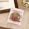 Pinza para el pelo con lazo de paja lindo, Pasador de estilo dulce y femenino para flequillo, Accesorio para el pelo de alto valor para vacaciones