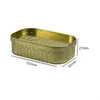 Caja de hojalata para sardinas, Clip para papel, Caja de almacenamiento de trébol de cuatro hojas, Envase de hojalata para juguetes, Caja de regalo portátil transfronteriza