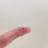 Nuevos Pendientes de Tachuela Espiral Retorcida con Lazo, Versátiles y Sencillos Tachuelas para Cartílago, Dulces y Suaves Pendientes para Piercing de Oreja para Mujeres