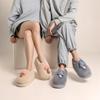 Zapatos de Algodón Mao Mao de Dibujos Animados para Hombre Invierno Interior Hogar Antideslizantes Mantenedores de Calor Bolsa para Pareja con Suela Suave Pantuflas Mao de Invierno para Mujer
