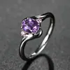 Deseo transfronterizo Anillo Abierto con Gema de Turmalina Roja Natural Sangre de Paloma Esmeralda Incrustada con Anillo de Diamantes
