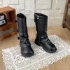 Botas tipo Martin de estilo retro para niñas, nueva colección otoño/invierno 2026, botas altas cómodas de suela blanda para niños, botines de moda para niños mayores