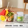 Palitos de Fruta Descartáveis Embalados Garfos de Fruta Engarrafados Garfos de Plástico de Grau Alimentício para Frutas Bolo Sobremesa Lanche