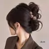 Nuevo Modelo 2025 Diseño Sencillo Pinza para el Cabello de Tiburón con Forma de Ola para la Parte Trasera de la Cabeza, Pinza Grande de Gama Alta para Mujeres