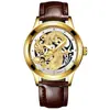 Reloj de Pulsera de Cuarzo para Hombre Fenzun Tendencia Nacional Patrón de Dragón Ultradelgado Resistente al Agua Moda Negocios Transfronterizo Transmisión en Vivo Dropshipping