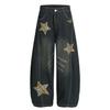 Pantalones Casuales de Algodón con Patchwork de Personalidad de Moda Callejera Europea y Americana 2025 para Mujer Pantalones Scimitar Suministro al por Mayor 10