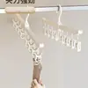 Esencial para el hogar del bebé: Tendedero para calcetines, Perchero con forma de cisne con múltiples pinzas, Perchero para ropa interior de niños, Tendedero de ropa