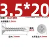 Tornillos Autorroscantes de Acero Inoxidable 304 con Cabeza Avellanada Cruzada Tornillos Autorroscantes de Cabeza Plana Tornillos para Madera Clavos Autorroscantes Roscas Autorroscantes
