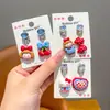 [Brincos de Orelha Infantis] Laço Fofo de Desenho Animado Brincos Sem Furo Meninas Brincos Indolores Pequenos Acessórios Personalizados