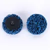 Disco de Lijado de Diamante Negro Torque de 2 pulgadas Azul-Morado Diamante Eliminación de Óxido y Cepillado Conjunto Transfronterizo Almohadillas de Lijado de Diamante Negro Torque