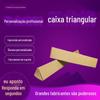 Caixa do triângulo caixa expressa personalizado guarda-chuva muleta vara de pesca limpador de vara planta cowhide caixa caixa expressa personalizada