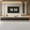 Mueble de TV de doble capa de madera maciza para sala de estar, nuevo modelo 2026, combinación moderna y simple de mesa de café y mueble de TV para apartamento pequeño