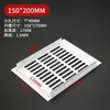 Malla de Ventilación para Gabinete de Aleación de Aluminio Blanco Cubierta Decorativa para Zapatero Rejilla de Agujero de Ventilación Rejilla de Disipación de Calor Agujero Cubierta de Agujero de Escape