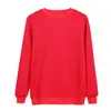 Sudadera de Verano de Poliéster de Color Sólido con Cuello Redondo, Unisex, Top Liso, Sudadera Pulóver en Blanco al por Mayor