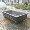 Molde para maceta, molde de cemento, modelo de maceta rectangular para bonsái, estilo europeo de plástico, creativo casero grande y extragrande.