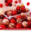 Decoração de balão de casamento balão de casamento vermelho de camada dupla conjunto de layout de quarto de casamento cena de noivado suprimentos de casamento