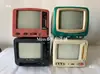Item Antigo Retrô Concha Colorida Mini Pequeno Preto e Branco Televisor Antigo Decoração de Loja Ornamento Adereço de Exibição
