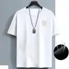 Fabricante Original Malha t Verão Respirável Camisa Camisa Esportiva Fina Camada Base Seda Gelada Respirável Manga Curta Secagem Rápida Recortado Conjunto
