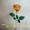 Flor artificial transfronteiriça rosa única para decorações de casamento, festas de fim de ano, decoração de casa, fundos para fotografia e comércio exterior