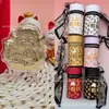 Ouro Puro 999 Deus da Riqueza Pingente de Ouro Popular, Série Balde de Dinheiro com Cordão, Promoção para Transmissão ao Vivo no Tiktok