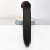 Peluca Ponytail Europea y Americana para Mujer Cabello Largo Lacio Clip Ponytail Extensión de Cabello Peluca Ponytail de una Pieza Ponytail