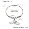 Conjunto de Pulseiras Geométricas de Aço Inoxidável com Zircônia 5A, Personalizado, Simples, Alta Qualidade, Estilo Europeu e Americano, Banhado a Ouro 18K Real