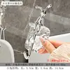 Gancho adesivo sem furos carga forte pasta de fixação parede na parede banheiro vaso sanitário cozinha marca transparente gancho pegajoso
