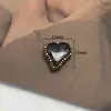 Accesorios de joyería de aleación de diamante bicolor blanco y negro DIY para uñas uñas uñas cabello materiales hechos a mano en stock al por mayor